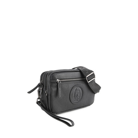 Hush Puppies Tas Pria Hp Vii Clutch / Messenger Bag In Black