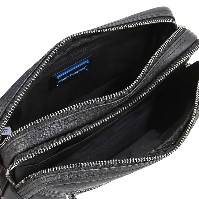 Hush Puppies Tas Pria Hp Vii Clutch / Messenger Bag In Black