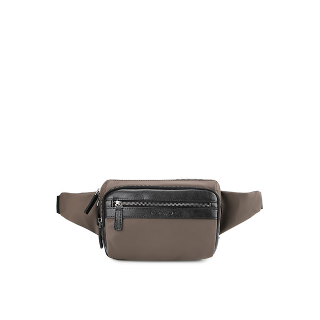 Hush Puppies Tas Pria Titan Waist Bag In Dark Brown
