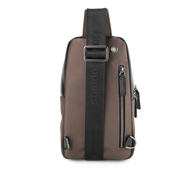 Hush Puppies Tas Pria Titan Chest Bag In Dark Brown