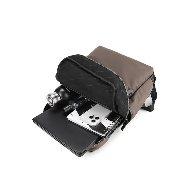 Hush Puppies Tas Pria Titan Backpack In Dark Brown