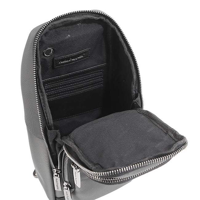 Hush Puppies Men Timothy Chest Bag In Grey