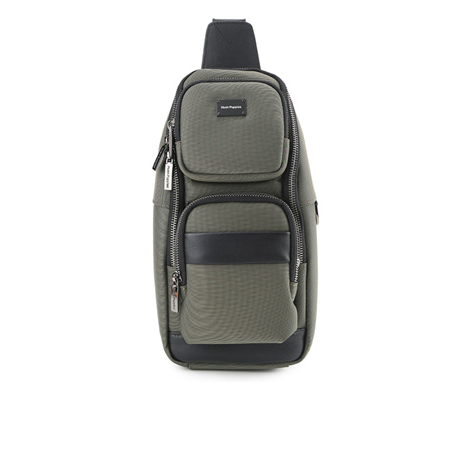 Hush Puppies Tas Pria Timothy Chest Bag In Khaki