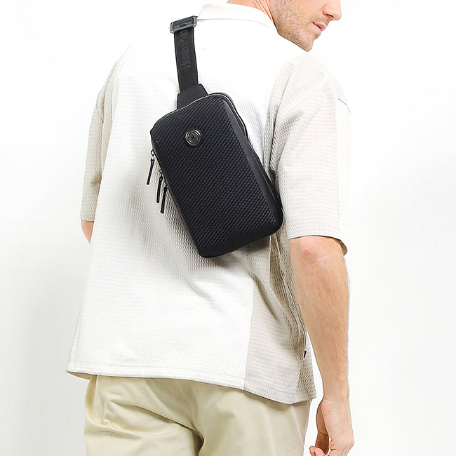 Hush Puppies Men Telford Chest Bag In Black