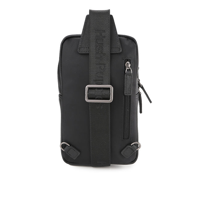 Hush Puppies Men Telford Chest Bag In Black
