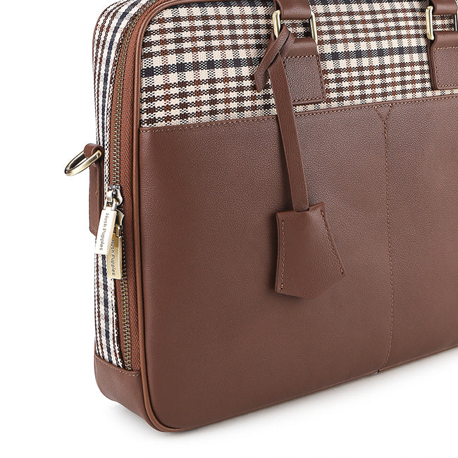 Teddy Document Bag In Brown