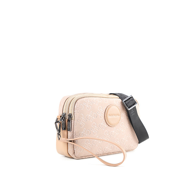 Tyson Clutch / Messenger Bag In Beige