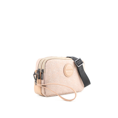 Tyson Clutch / Messenger Bag In Beige