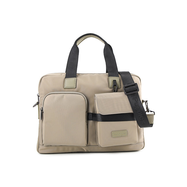 Toby Document Bag (2 In 1) In Light Khaki