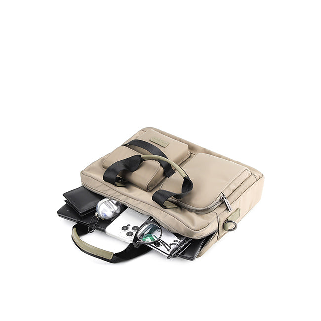 Toby Document Bag (2 In 1) In Light Khaki