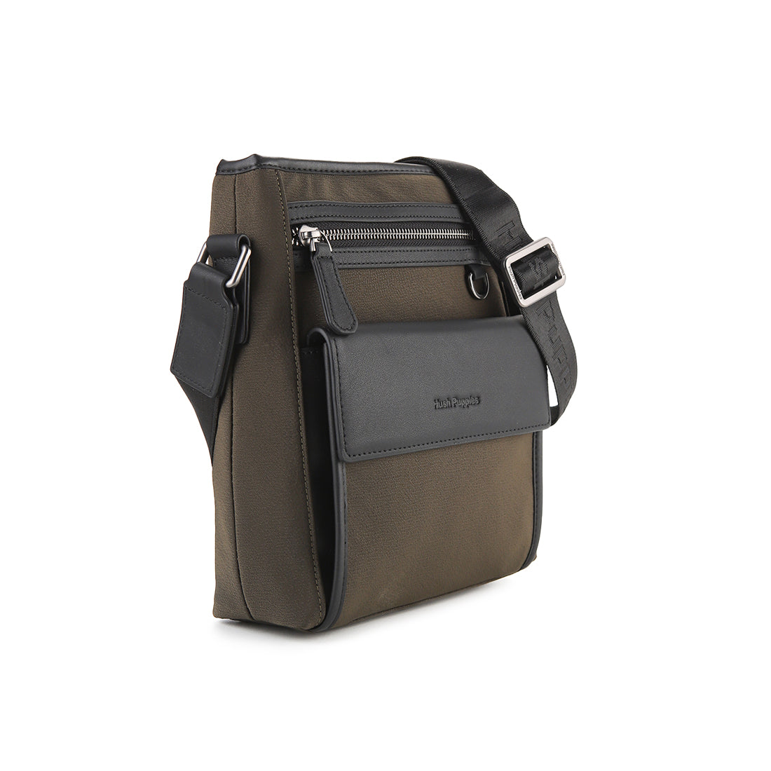 Hush Puppies Pria William Sling Bag In Khaki