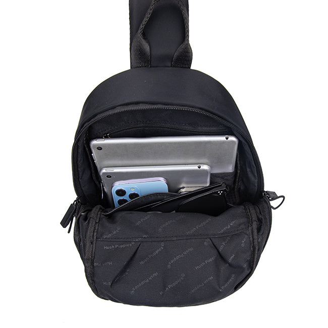 Hush Puppies Tas Pria King Chest Bag In Black