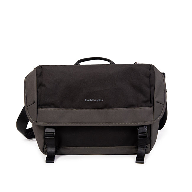 Hush Puppies Tas Pria Porter Messenger Bag In Grey