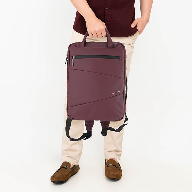 Hush Puppies Tas Pria Orton Backpack In Maroon