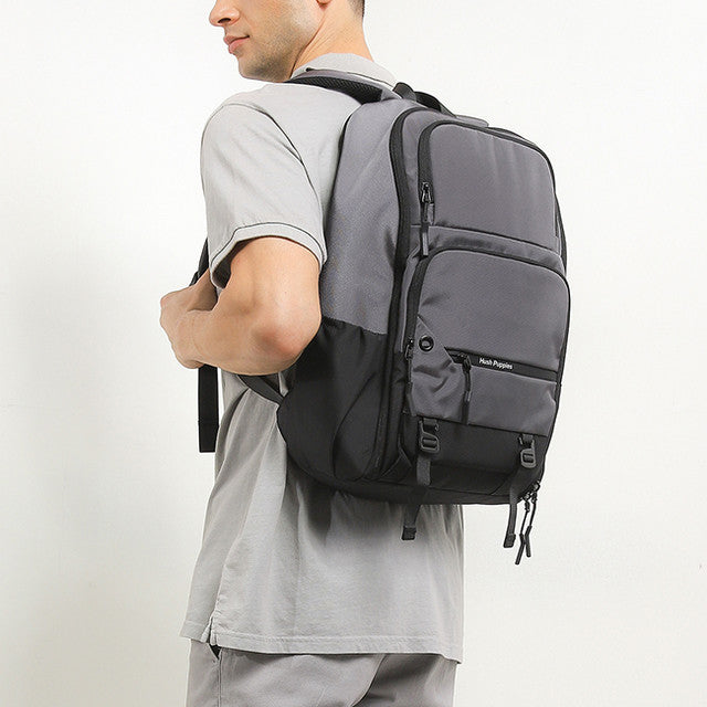 Hush Puppies Tas Pria Parrey Backpack In Grey