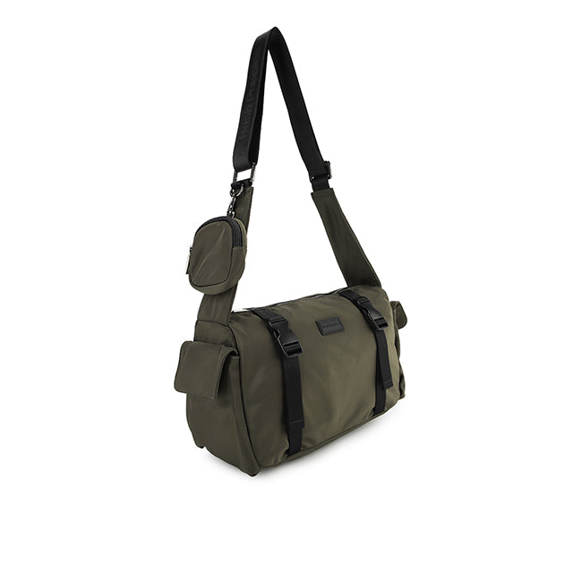 Hush Puppies Tas Pria Titus Messenger Bag In Khaki