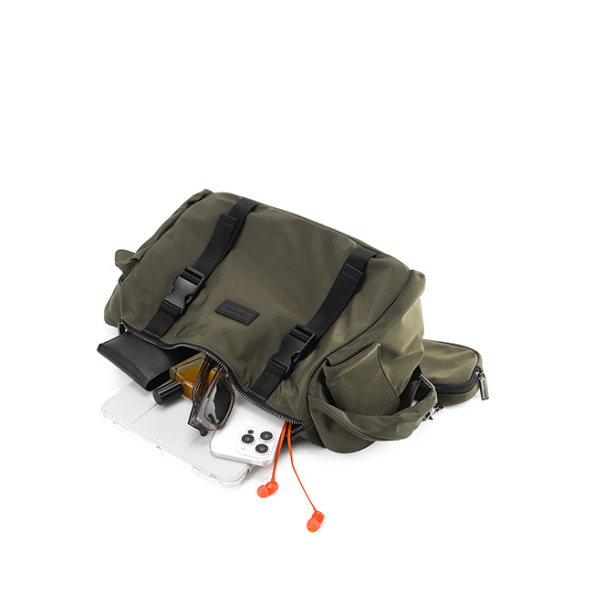 Hush Puppies Tas Pria Titus Messenger Bag In Khaki