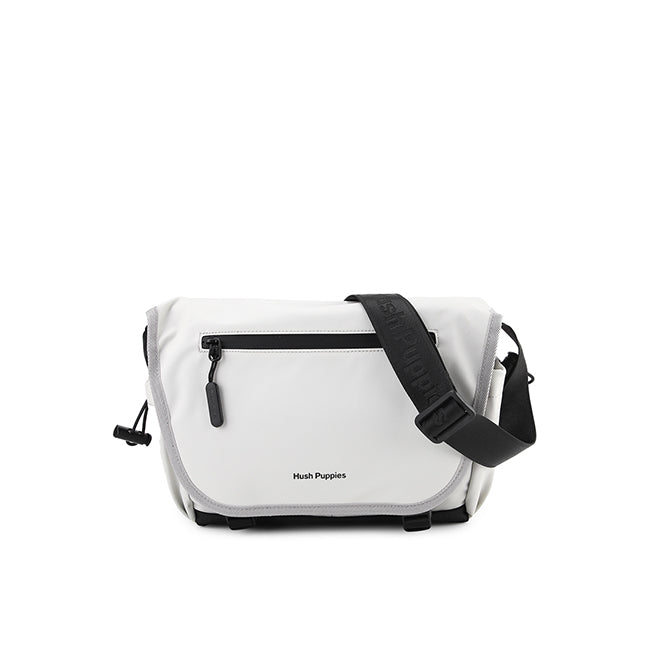 Hush Puppies Tas Pria Tom Messenger Bag In Light Grey