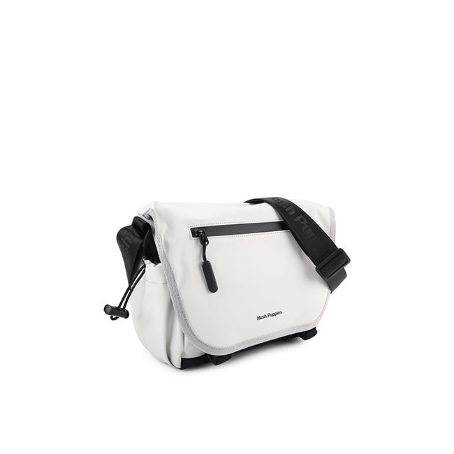 Hush Puppies Tas Pria Tom Messenger Bag In Light Grey