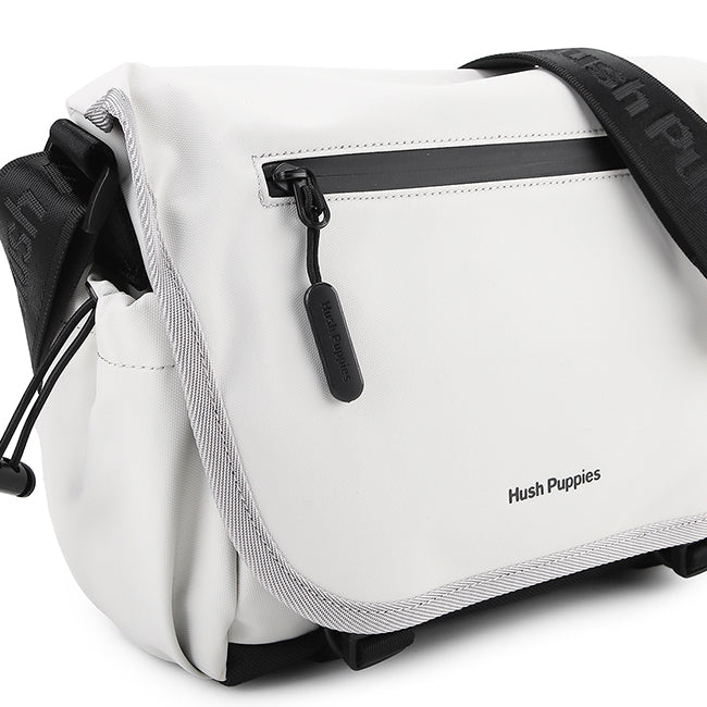 Hush Puppies Tas Pria Tom Messenger Bag In Light Grey