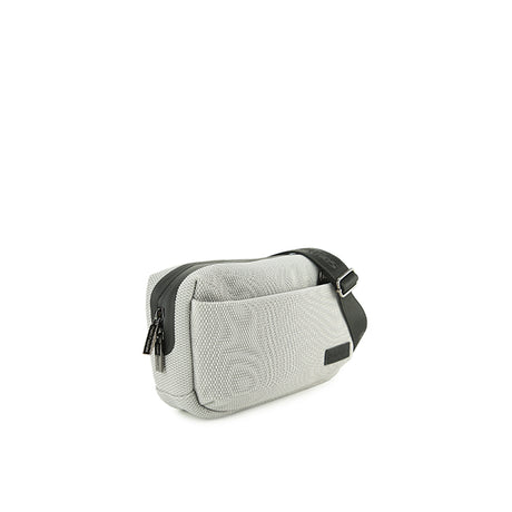 Timmy Clutch / Messenger Bag In Light Grey