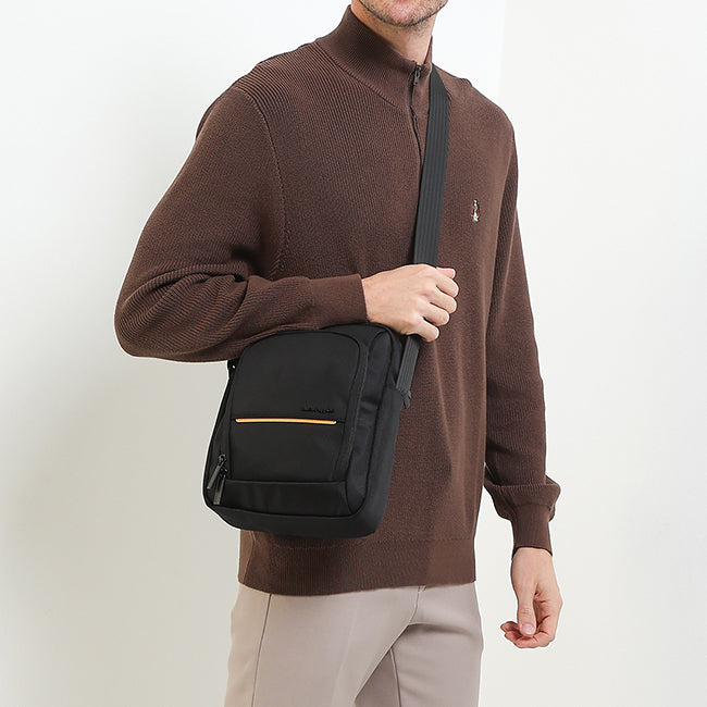 Hush Puppies Men Tayo Sling Bag In Black