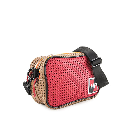 Watson Messenger Bag In Red/Navy