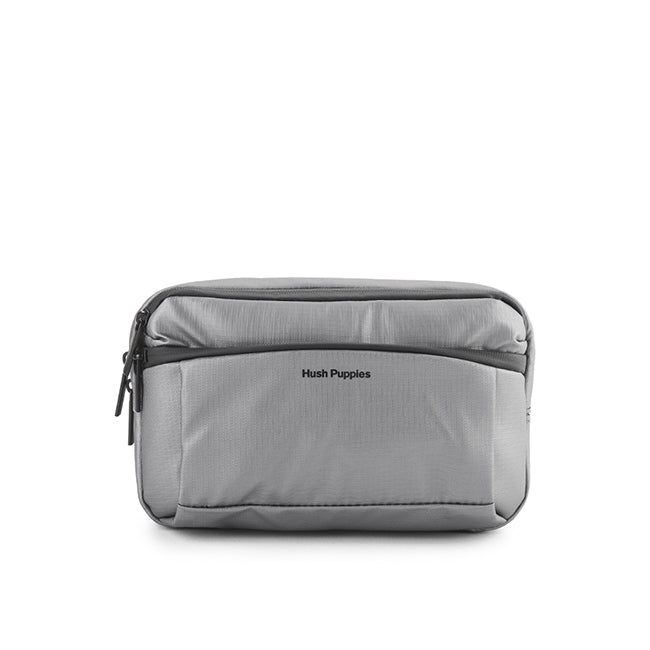 Hush Puppies Men Ash Waist Bag In Silver