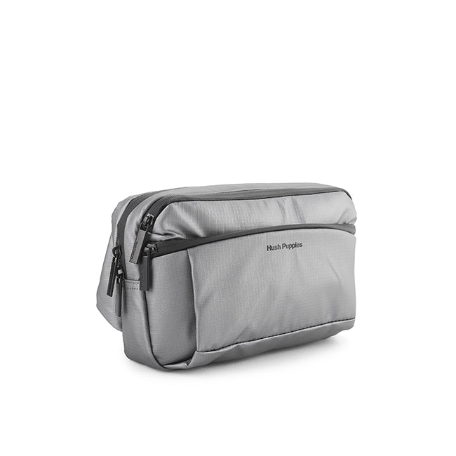 Hush Puppies Men Ash Waist Bag In Silver