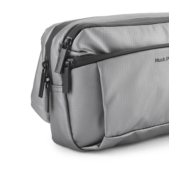 Hush Puppies Men Ash Waist Bag In Silver