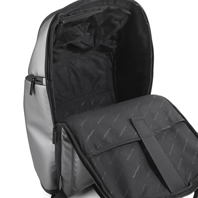 Hush Puppies Men Bags Ash Backpack In Silver