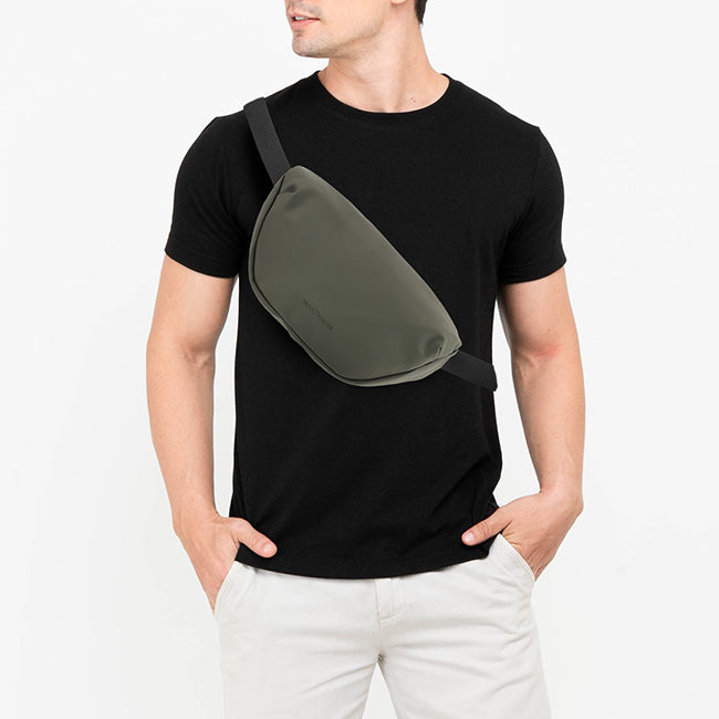 Hush Puppies Tas Pria Skippy Waist Bag In Khaki