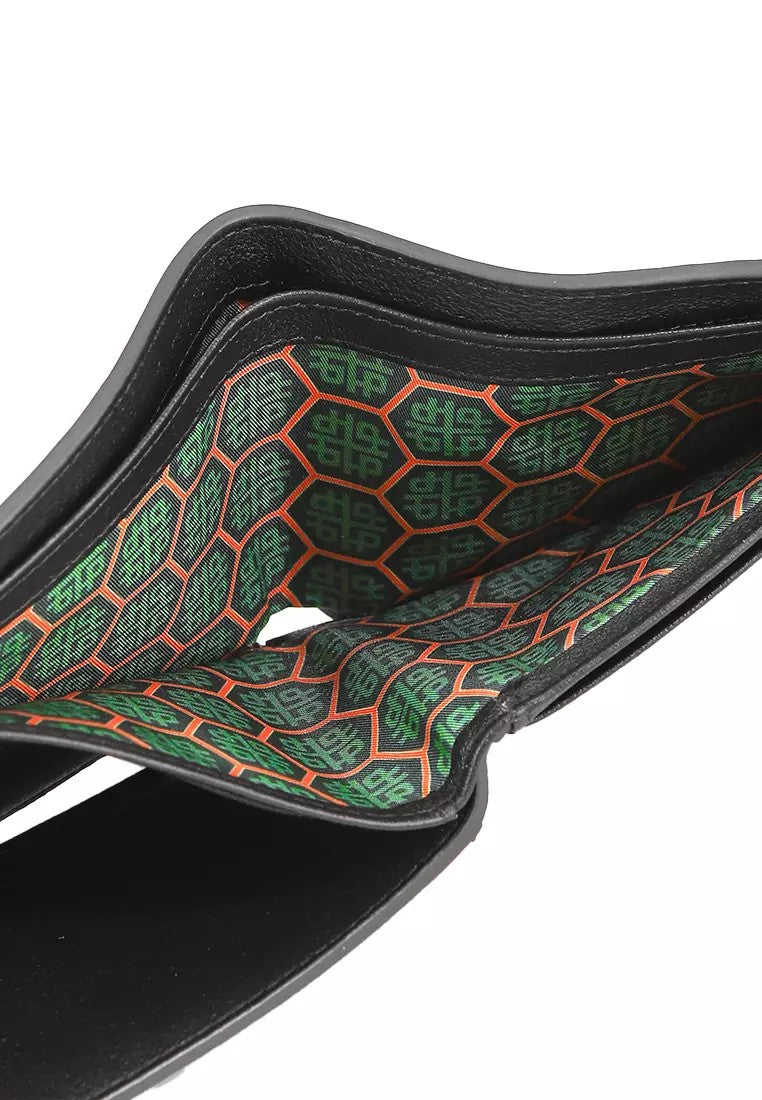 Art Deco Short Wlt E Card H In Black