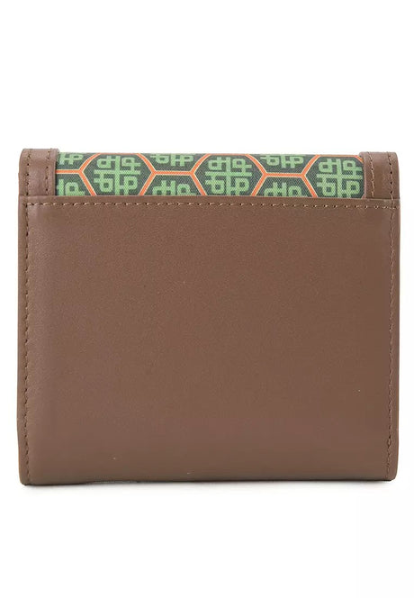 Art Deco Ii Tri Fold Wlt In Brown