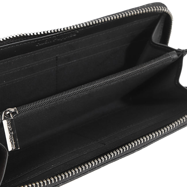 Hush Puppies Unisex Cannon Long Zip Wlt In Black