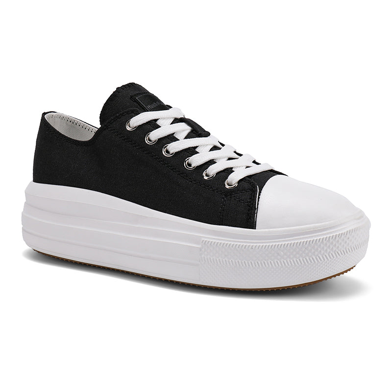 Hush Puppies Sepatu Wanita Sneakers Jamie Lilia In Black