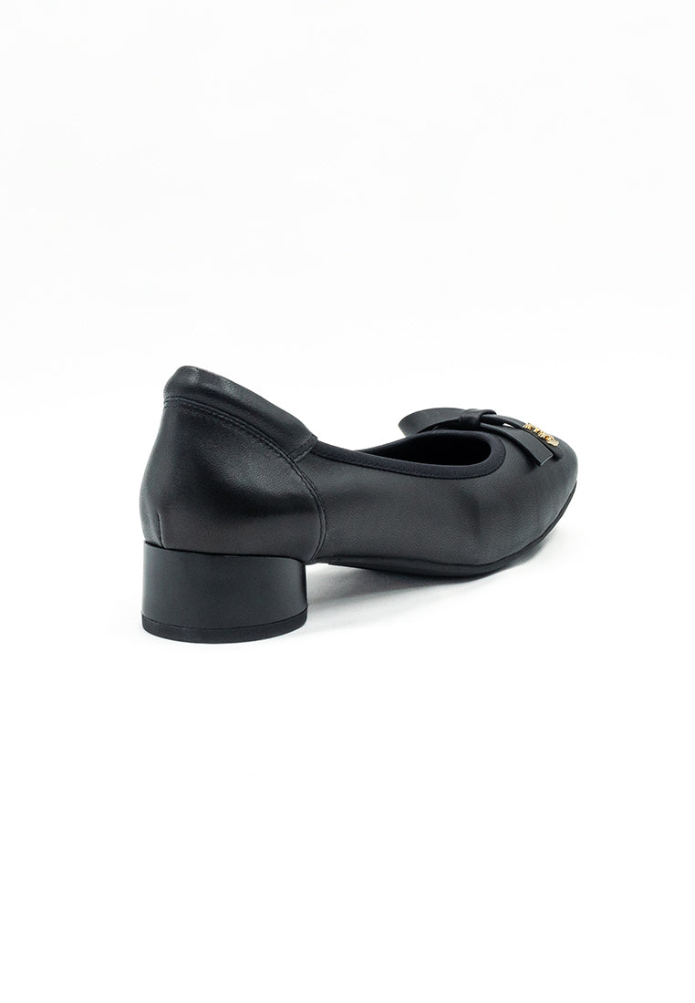Hush Puppies Sepatu Wanita Flats Kendall Bowie In Black