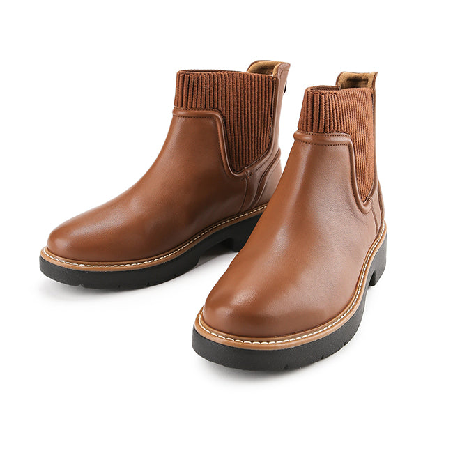 Hush Puppies Sepatu Wanita Jodie Chelsea In Cognac Leather