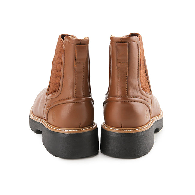 Hush Puppies Sepatu Wanita Jodie Chelsea In Cognac Leather