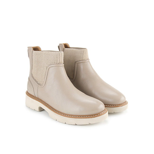 Hush Puppies Women Shoes Jodie Chelsea In Muted Sage Leather