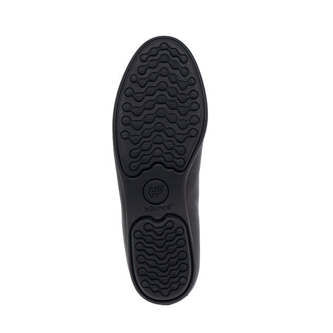 Hush Puppies Women Shoes Alice Loafer In Bold Black Leather