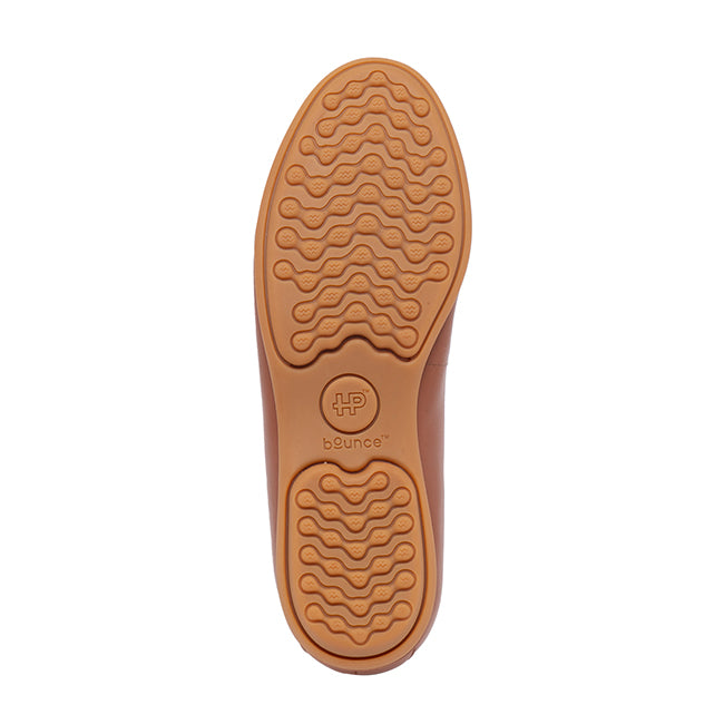 Hush Puppies Women Shoes Alice Loafer In Cognac Leather