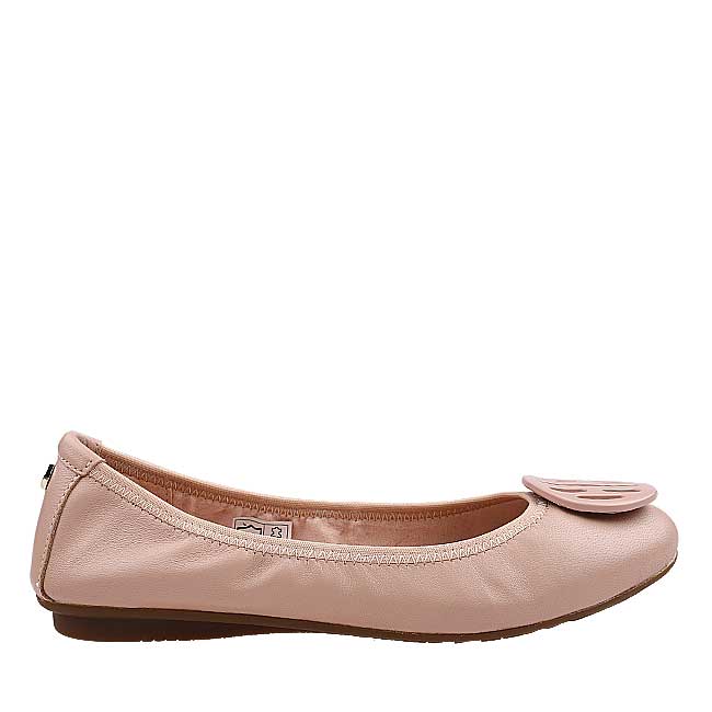 Hush Puppies Sepatu Flats Wanita Samantha In Nude Pink