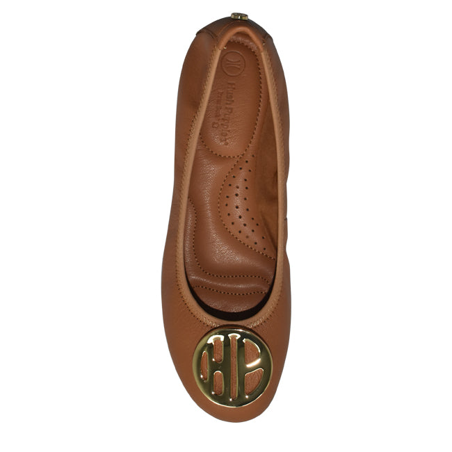 Hush Puppies Sepatu Round Toe Wanita Samantha Ii In Tan