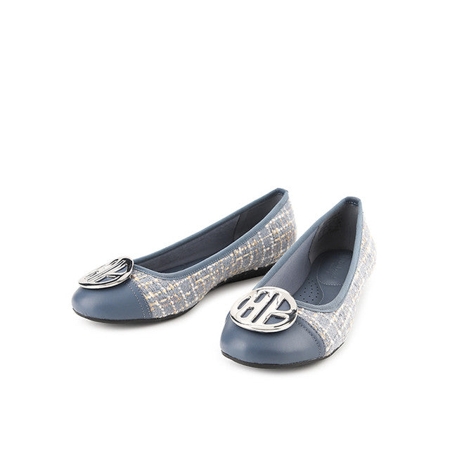 Hush Puppies Sepatu Wanita Flats Samantha Twilly In Blue