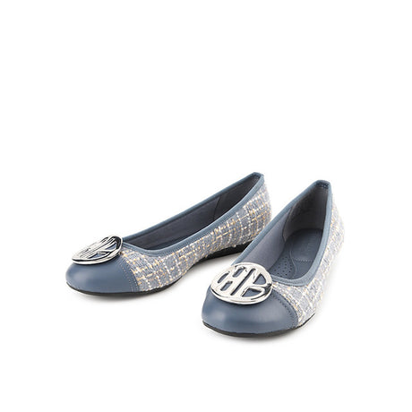 Hush Puppies Sepatu Wanita Flats Samantha Twilly In Blue