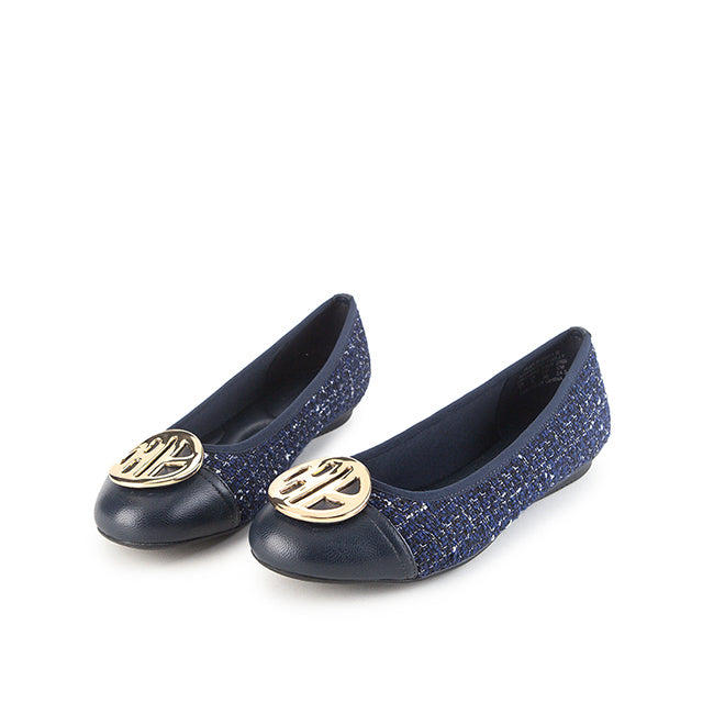 Hush Puppies Sepatu Wanita Flats Samantha Twilly In Navy