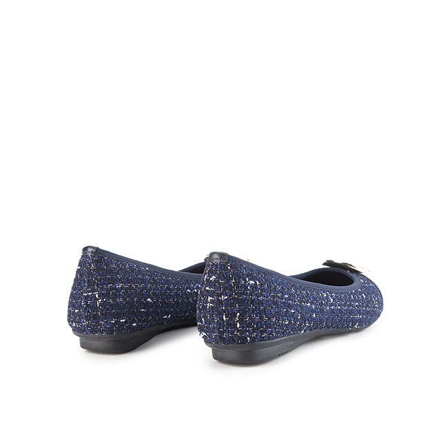 Hush Puppies Sepatu Wanita Flats Samantha Twilly In Navy