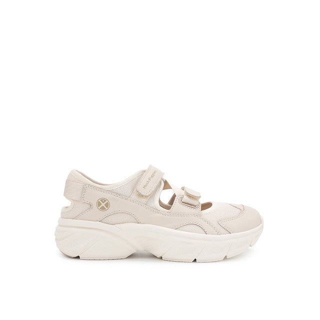 Hush Puppies Sepatu Wanita Sling Back Movement Hybrid In White Leather