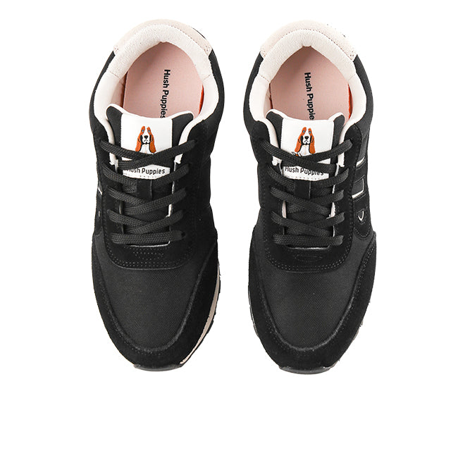 Hush Puppies Sepatu Wanita Sneakers Seventy Eight In Black